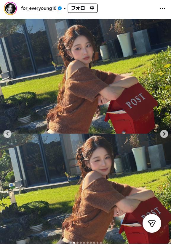 IVEウォニョンのインスタグラムから