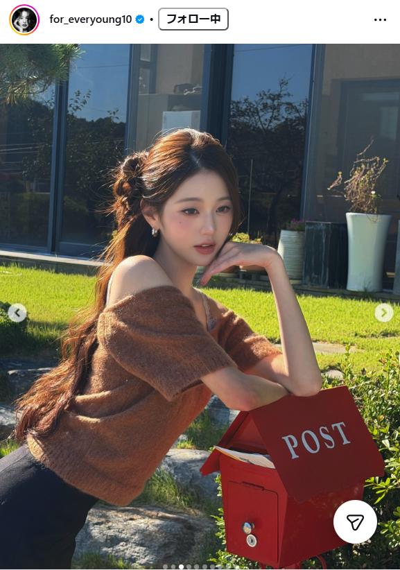 IVEウォニョンのインスタグラムから