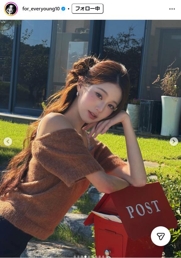 IVEウォニョンのインスタグラムから