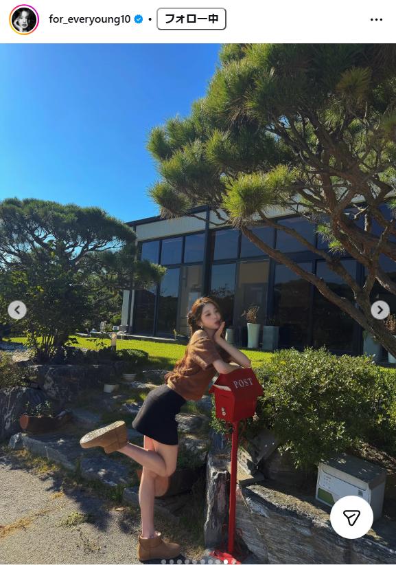 IVEウォニョンのインスタグラムから