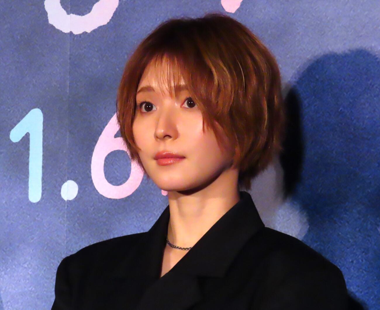 「男ともだち」完成報告試写会に出席した松岡茉優