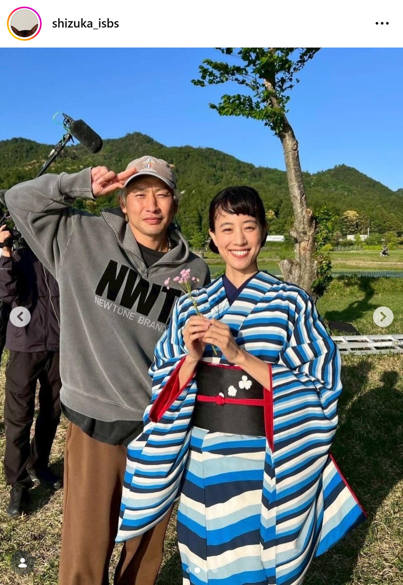 石橋静河のインスタグラムから