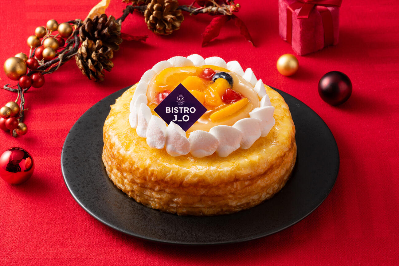 BISTRO J_O「クリスマス限定　果実のミルクレープケーキ」