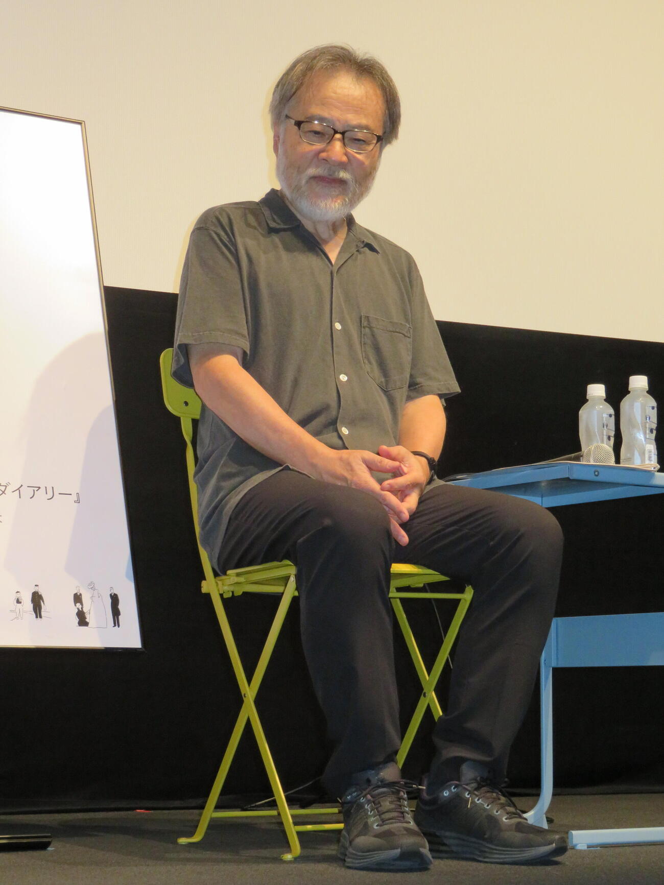 ドキュメンタリー映画「The Ozu Diaries／小津ダイアリー」トークイベントに登壇した黒沢清監督（撮影・村上幸将）