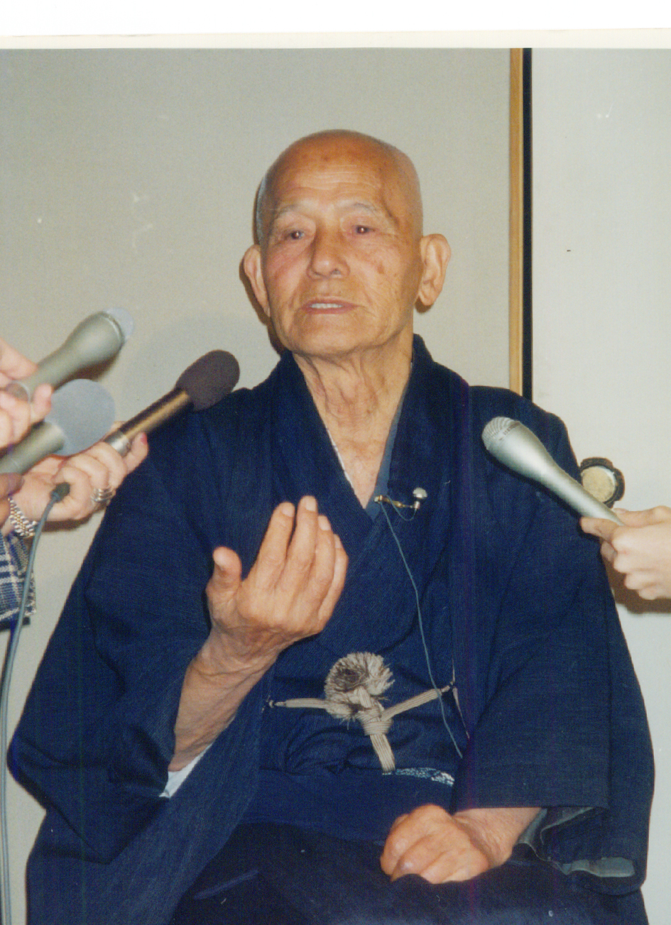 笠智衆さん（1991年1月撮影）