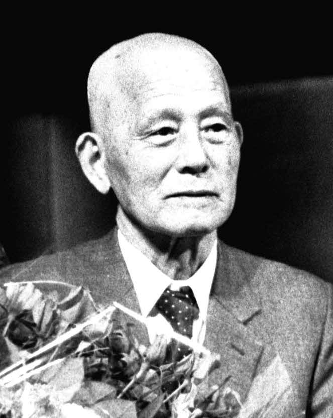 笠智衆さん（1987年11月撮影）