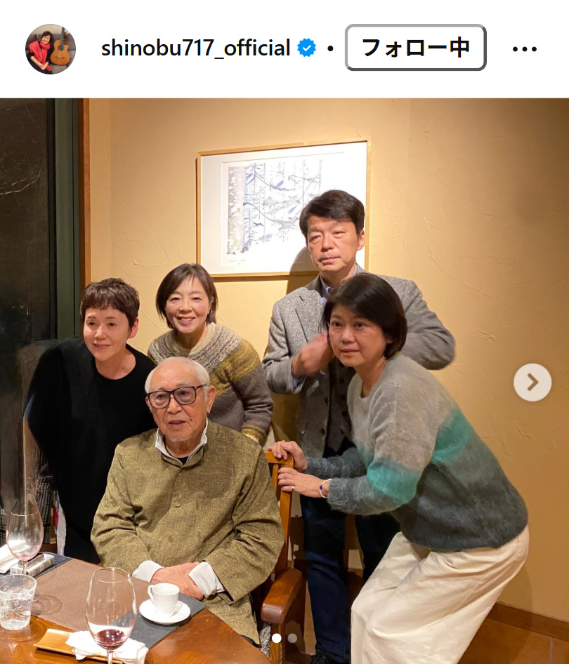 大竹しのぶのインスタグラムから