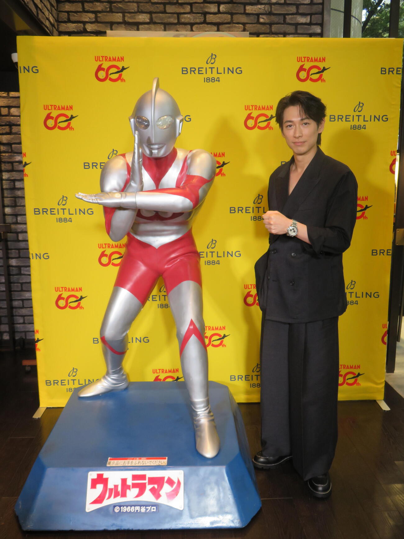 「ナビタイマー・ウルトラマン　リミテッド　エディション」メディア発表会に出席した、ディーン・フジオカ（撮影・村上幸将）
