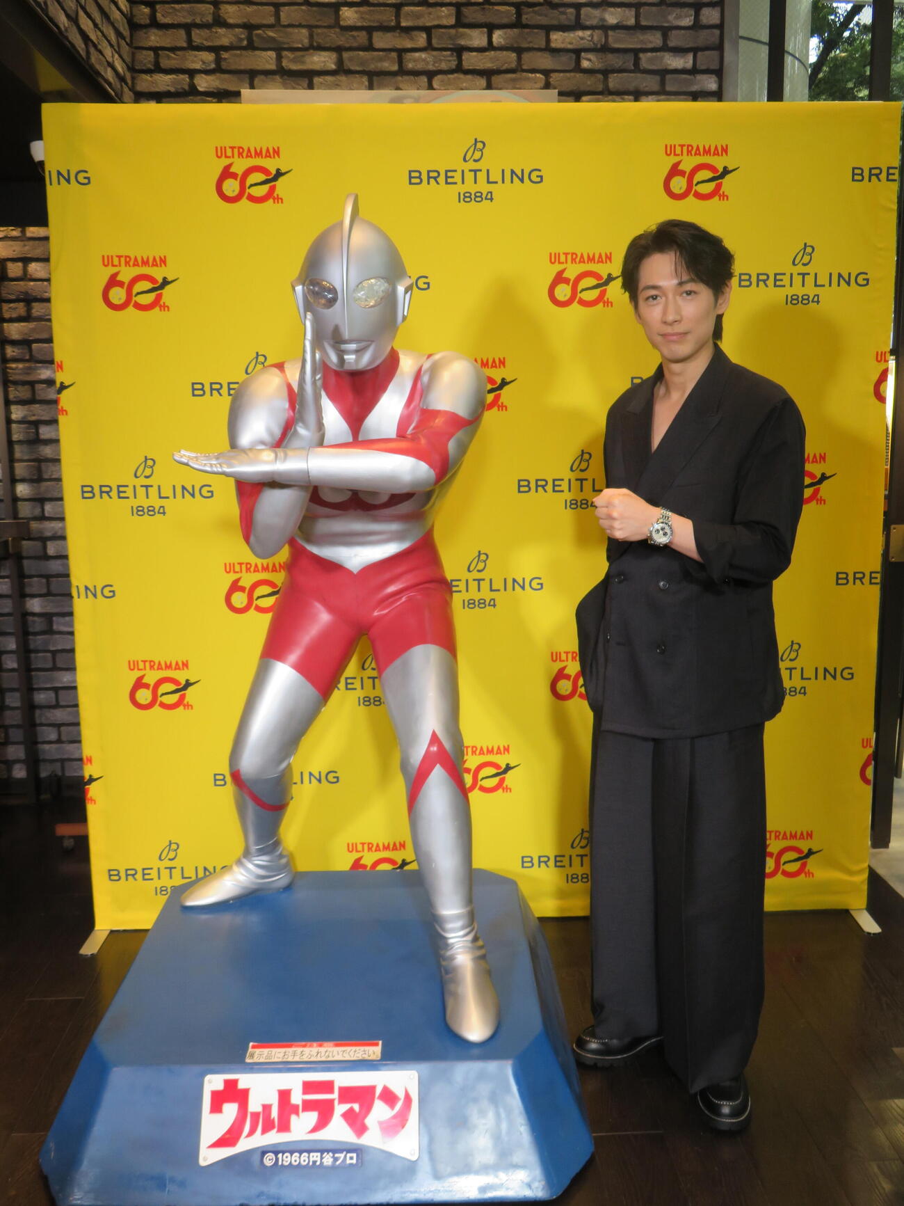 「ナビタイマー・ウルトラマン　リミテッド　エディション」メディア発表会に出席した、ディーン・フジオカ（撮影・村上幸将）
