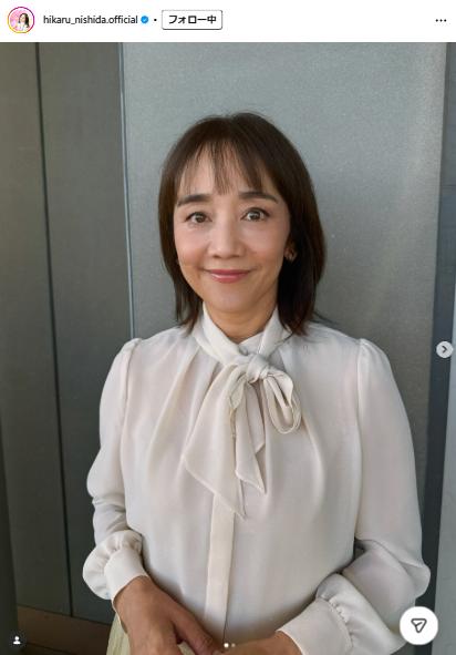 西田ひかるのインスタグラムから