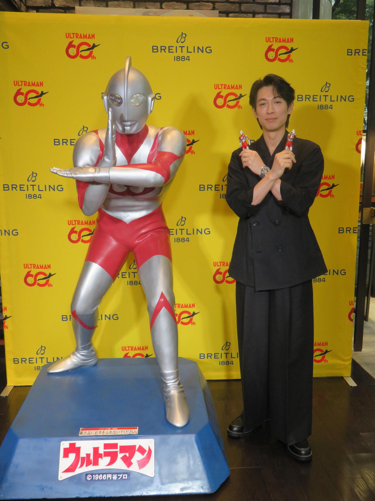 「ナビタイマー・ウルトラマン　リミテッド　エディション」メディア発表会に出席した、ディーン・フジオカ（撮影・村上幸将）
