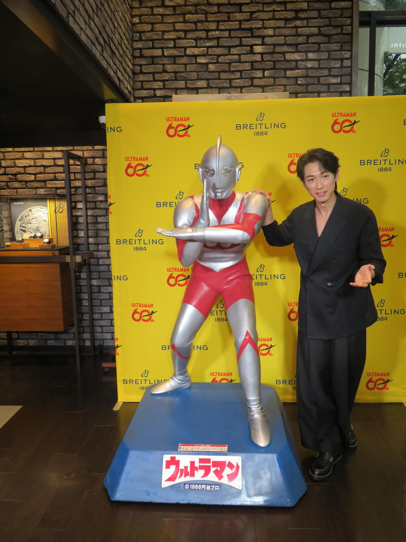 「ナビタイマー・ウルトラマン　リミテッド　エディション」メディア発表会に出席した、ディーン・フジオカ（撮影・村上幸将）

