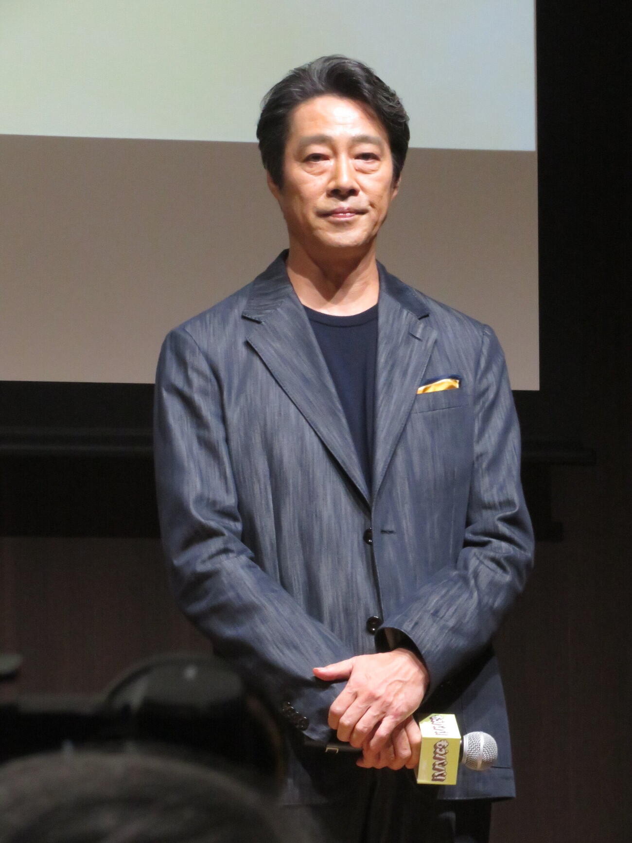 「もうパパ！」の制作発表会見に出席した堤真一