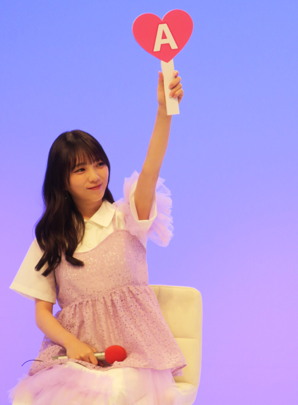 テレビ東京系ドラマNEXT「溺愛カレシの作り方～セから本命になる女の子の話～」記者会見に登壇した主演の与田祐希