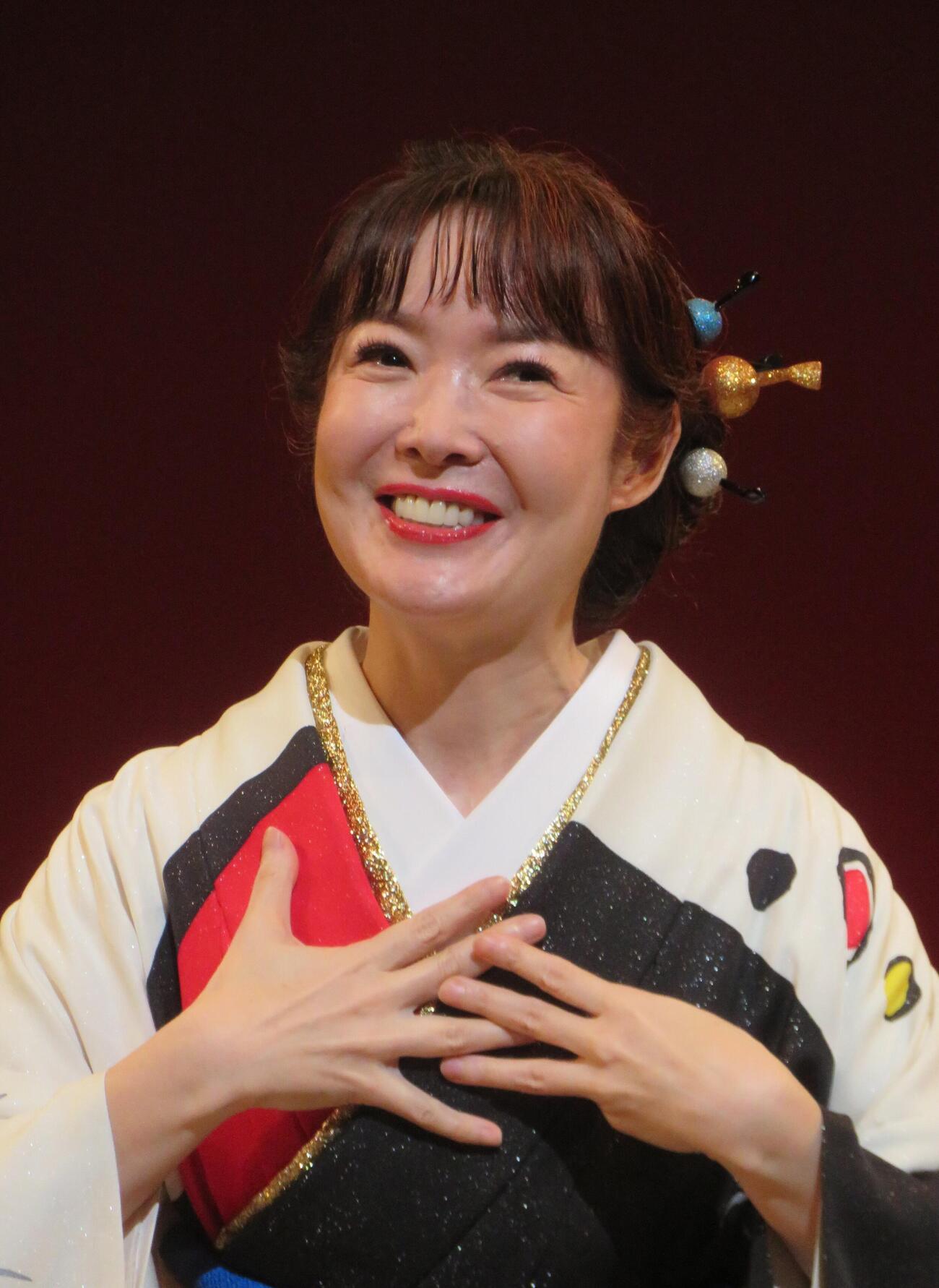 デビュー35周年記念コンサートを行った田川寿美（撮影・松本久）