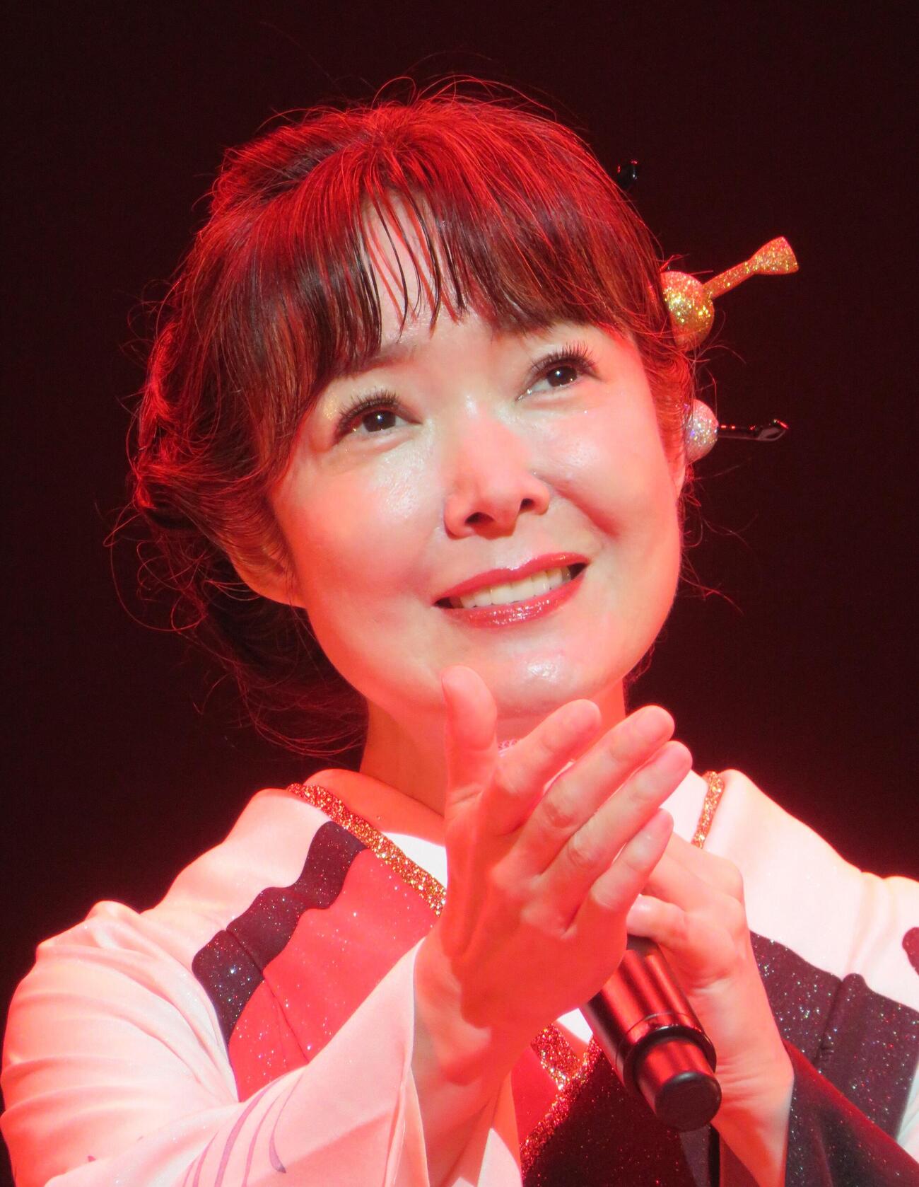 デビュー35周年記念コンサートを行った田川寿美（撮影・松本久）