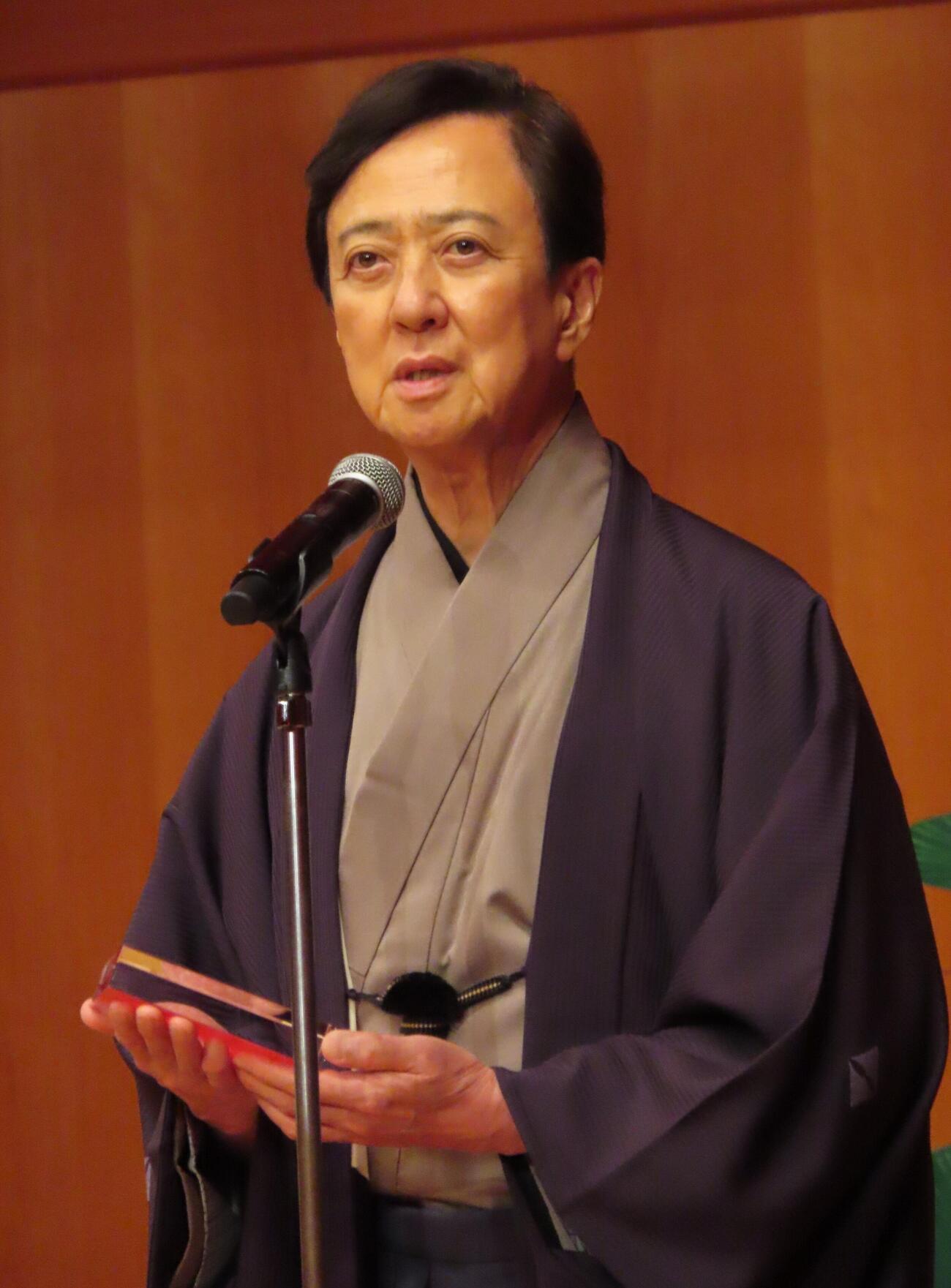 「PREMIUM JAPAN AWARD 2026」授賞式に出席した坂東玉三郎