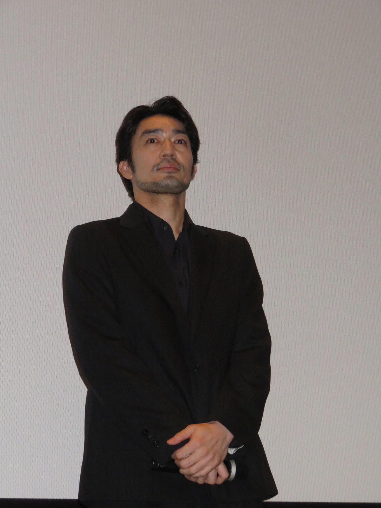映画「遥かな町へ」完成披露イベントに登壇した大谷亮平（撮影・村上幸将）