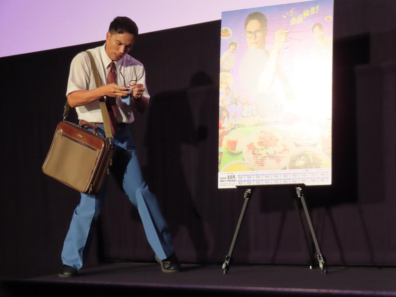 「おいしい給食　season4」1、2話最速プレミア上映会＆トークイベントに登壇した市原隼人（撮影・鎌田良美）