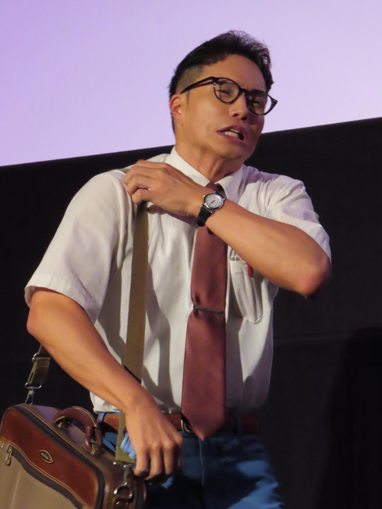 「おいしい給食　season4」1、2話最速プレミア上映会＆トークイベントに登壇した市原隼人（撮影・鎌田良美）