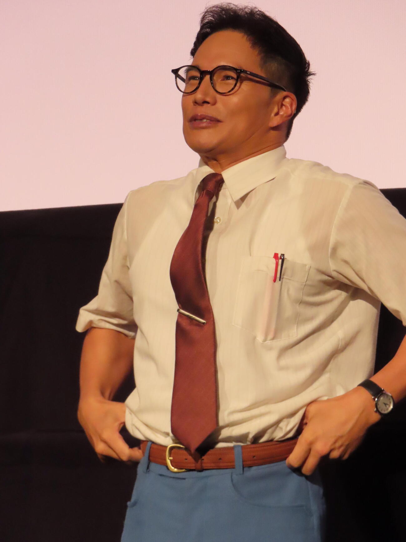 「おいしい給食　season4」1、2話最速プレミア上映会＆トークイベントに登壇した市原隼人（撮影・鎌田良美）