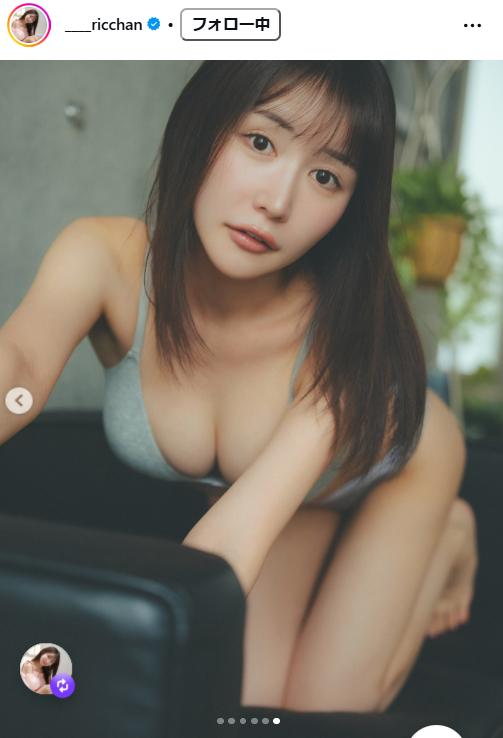 藍野りなのインスタグラムから