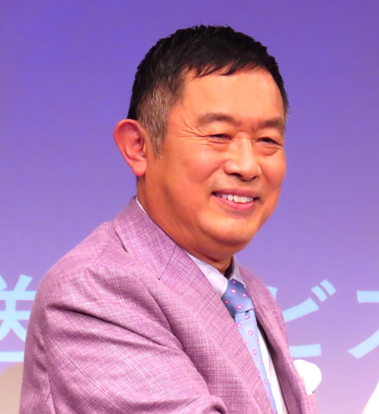 放送サービス高度化推進協会（A－PAB）記者発表会に登壇した内藤剛志