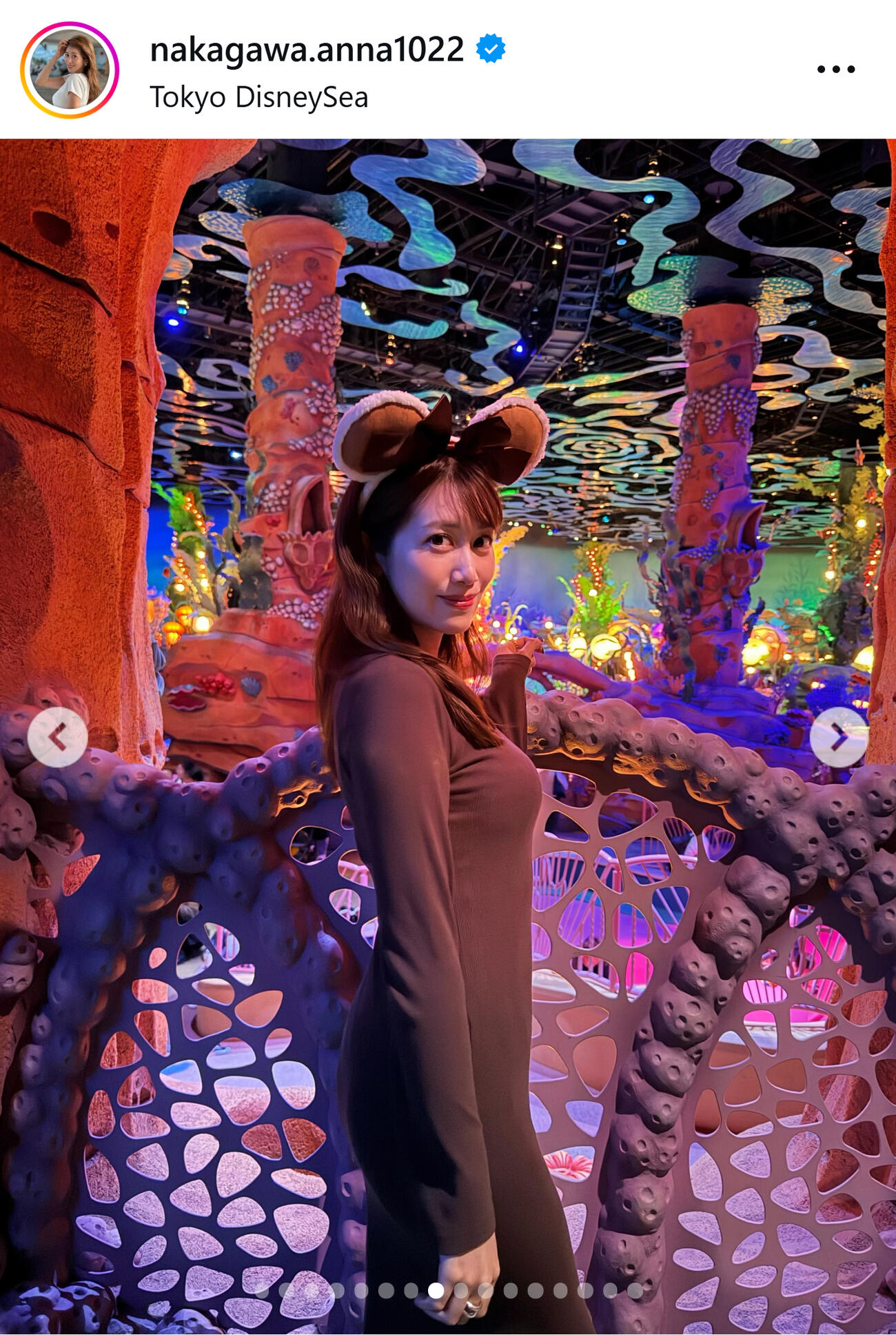 中川安奈のインスタグラムから
