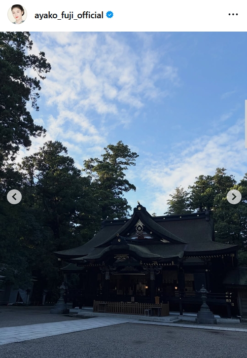 藤あや子のインスタグラムから
