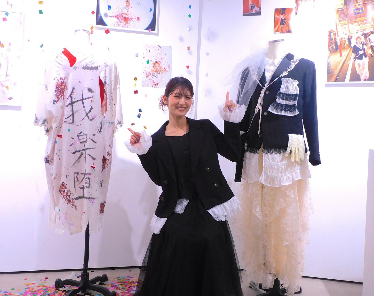 初の作品展「FIRST EGOISM」会見に登壇した若月佑美（撮影・寺本吏輝）