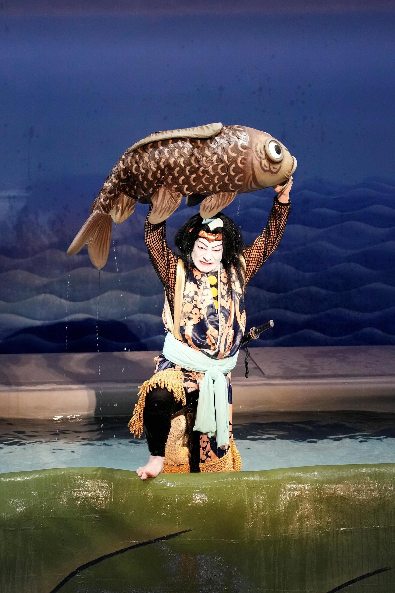 「錦秋十月大歌舞伎」第1部「鯉つかみ」に出演する片岡愛之助（C）松竹