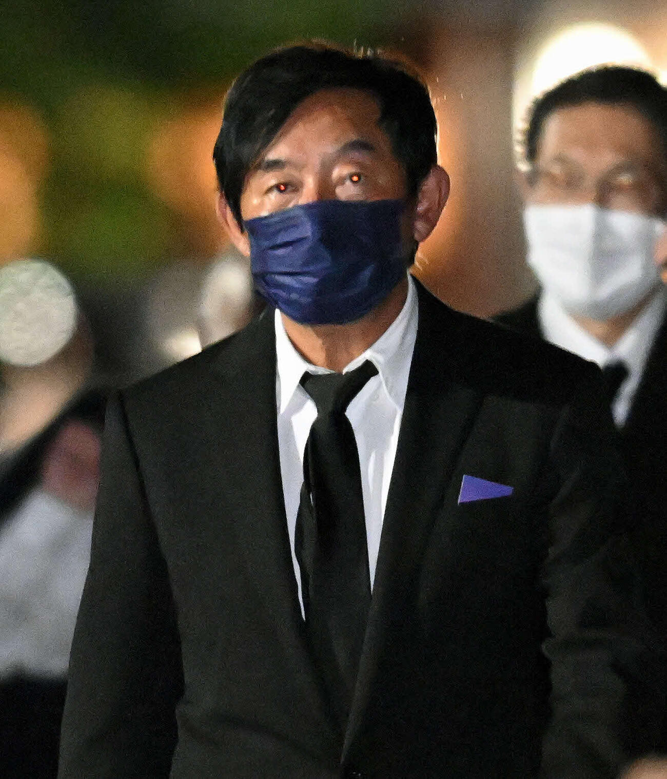 安倍晋三さん通夜　弔問に訪れた石田純一（2022年7月撮影）