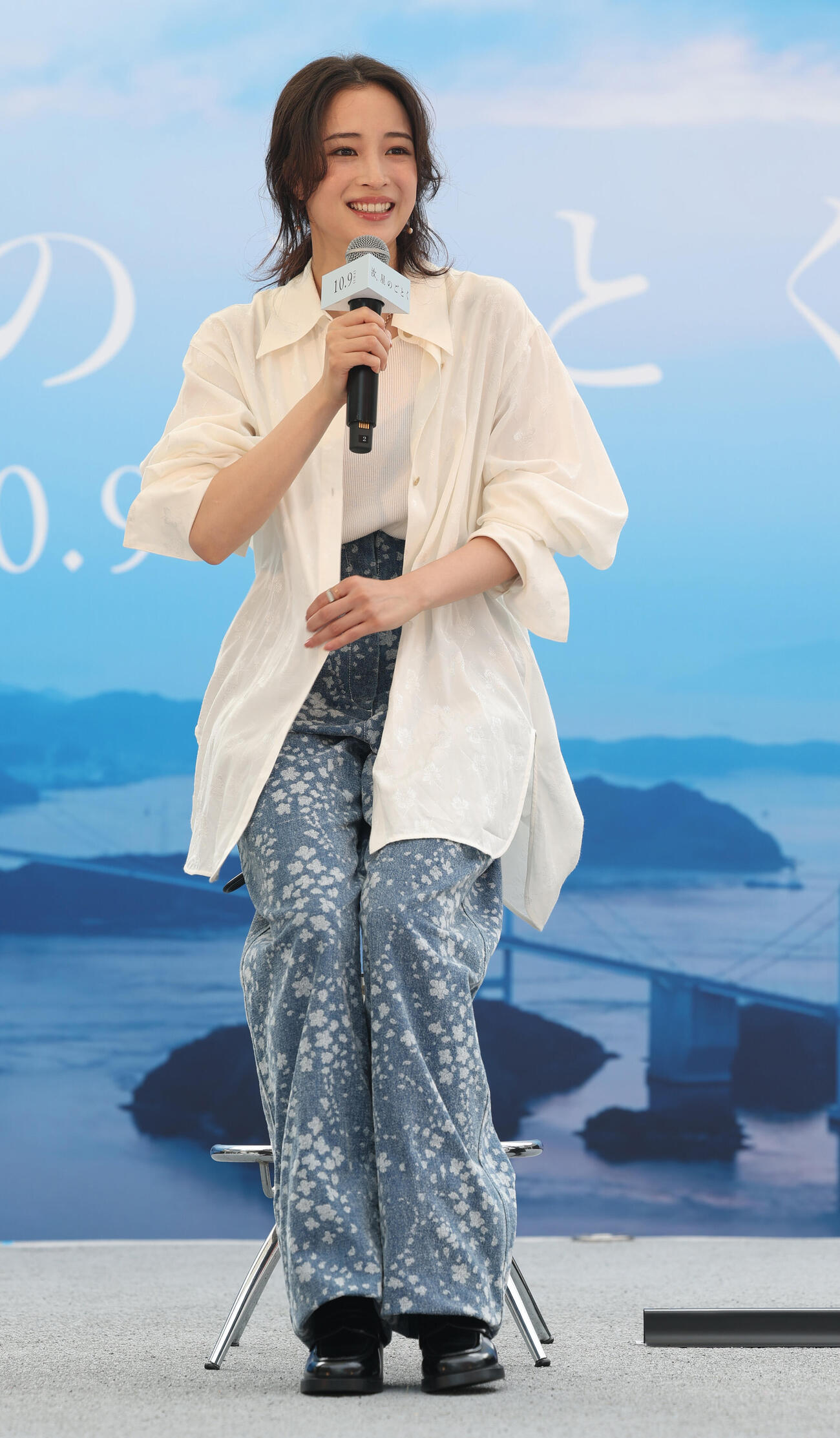 映画「汝、星のごとく」の公開直前イベントに登壇した広瀬すず（撮影・水谷安孝）