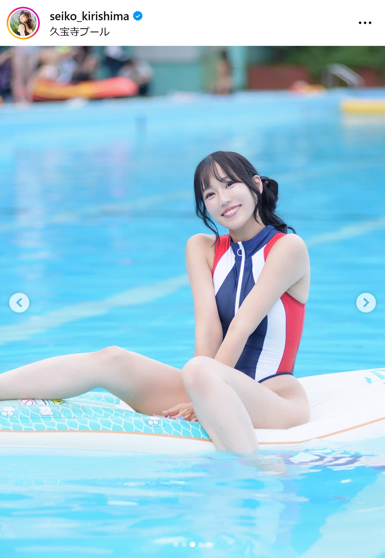 霧島聖子のインスタグラムから