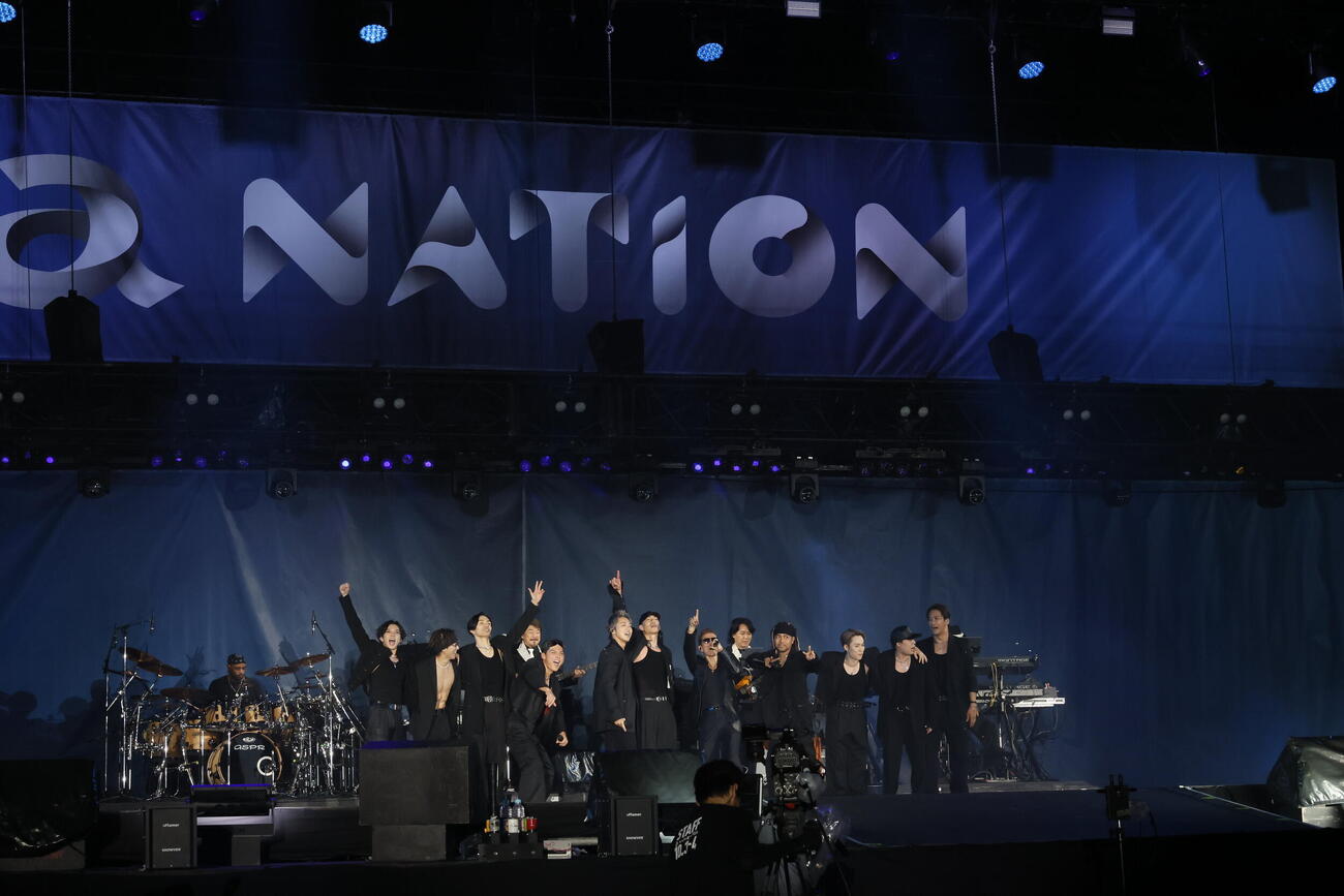 「a－nation 2026」でパフォーマンスするEXILE