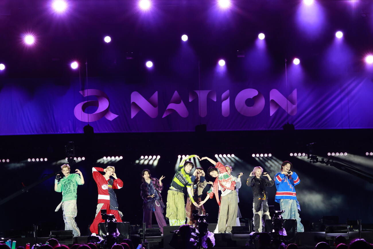「a－nation 2026」でパフォーマンスする超特急