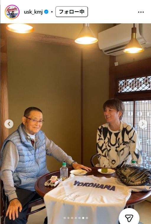 上地雄輔のインスタグラムから