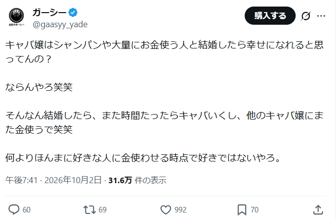 ガーシーのXから