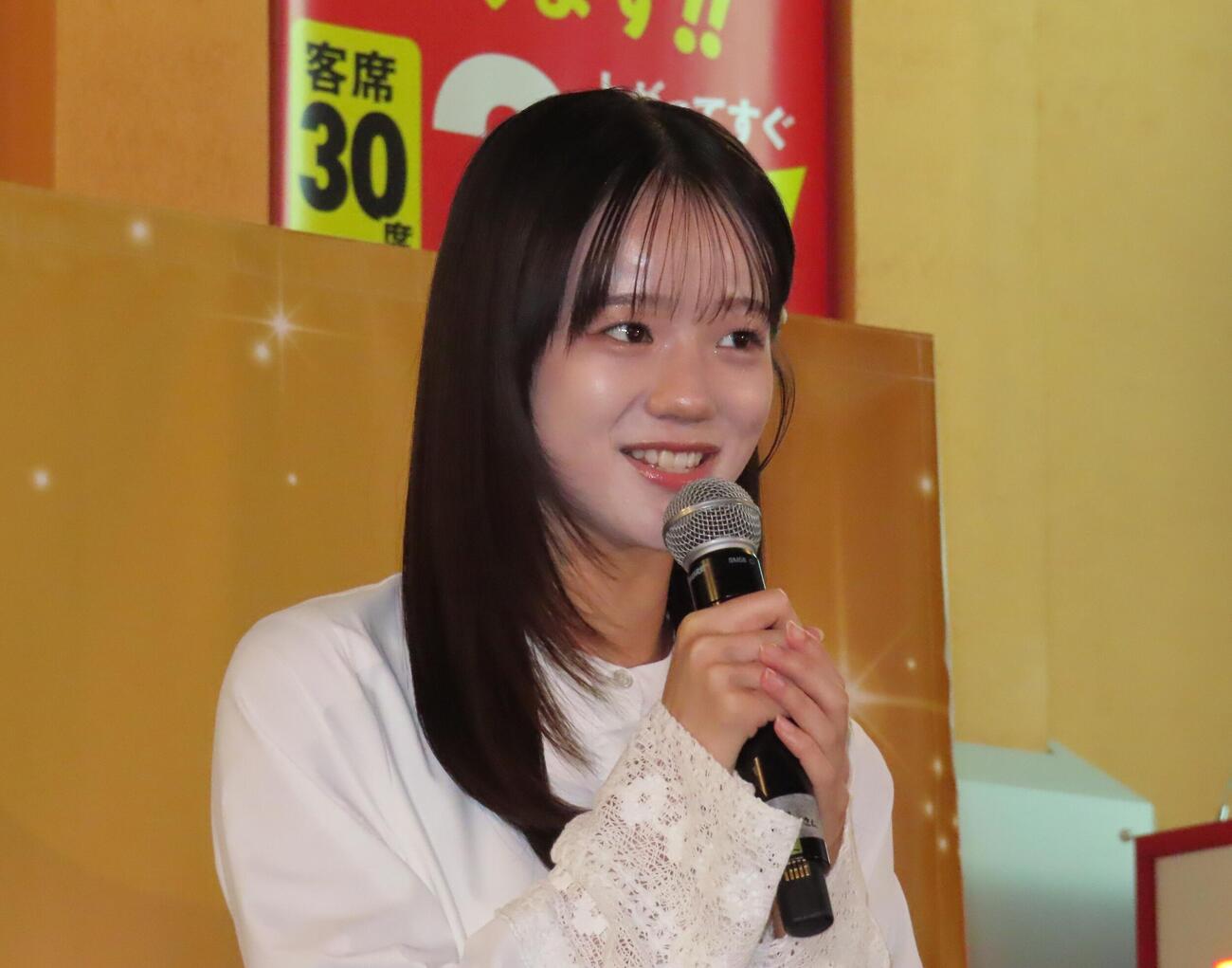 キッザニア日本上陸20周年記念イベント「KidZ Dream Stage」に出席した中島瑠菜（撮影・会田京叶）