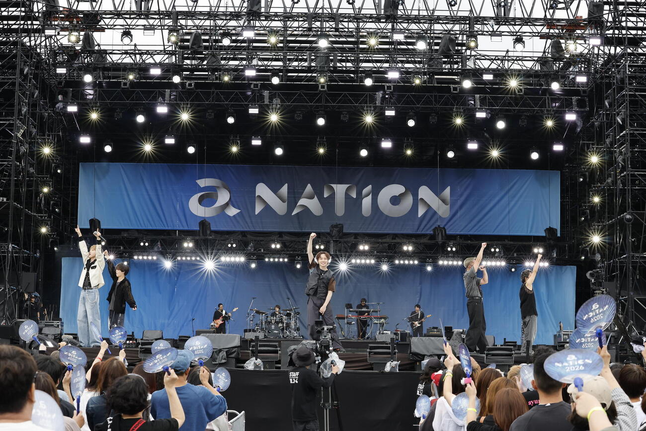 「a－nation 2026」でパフォーマンスするDa－iCE