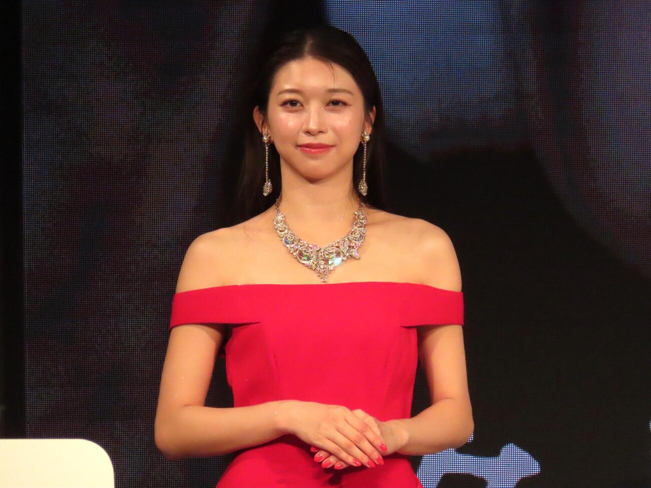 「TOKYO青春映画祭2026」に出席した牧野真莉愛（撮影・会田京叶）