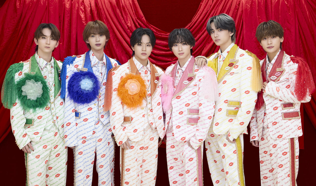 ツアー愛知公演を開催したLienel。左から高岡ミロ、近藤駿太、武田創世、森田璃空、高桑真之、芳賀柊斗