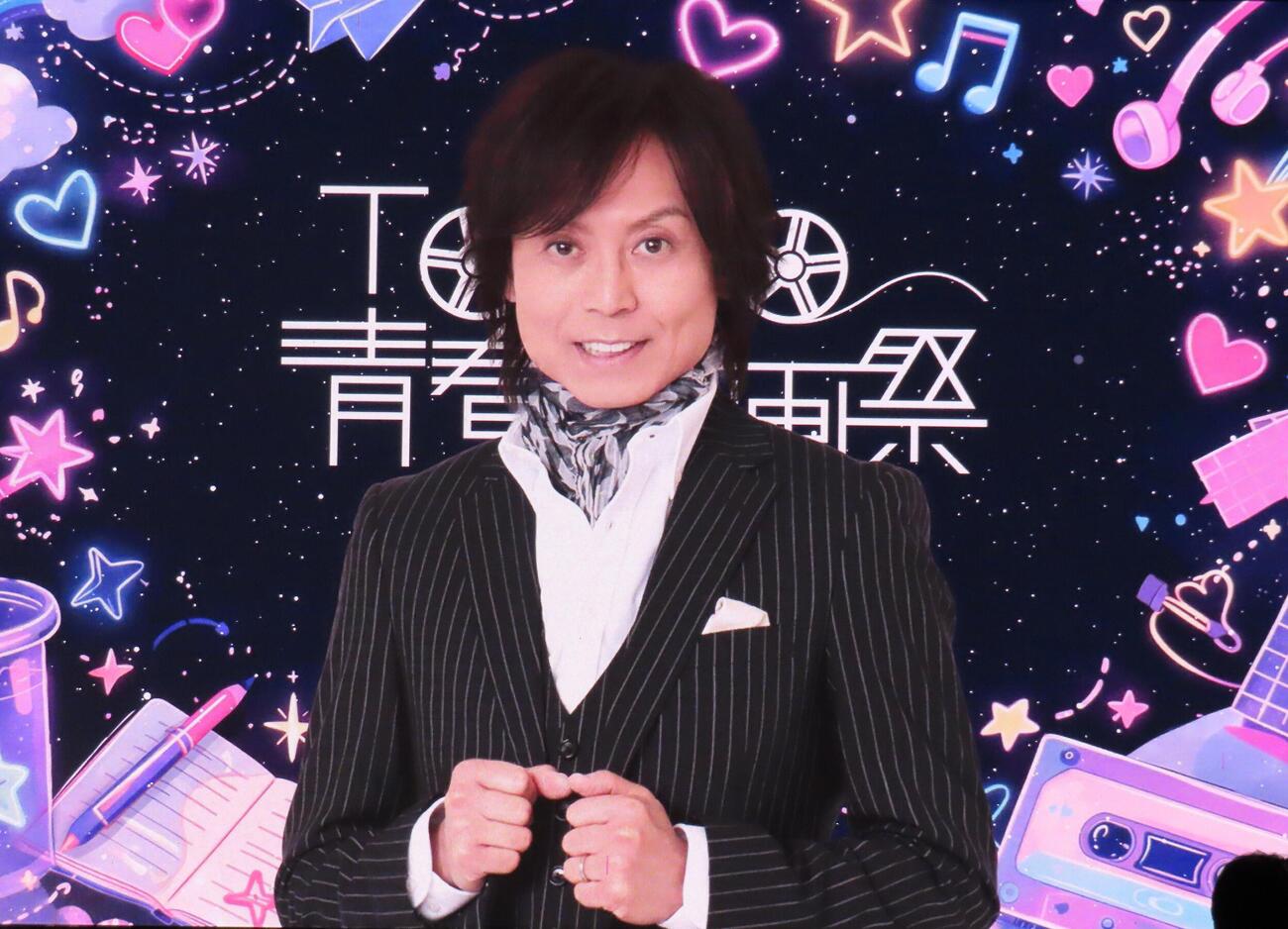 「TOKYO青春映画祭2026」総指揮のつんく♂（撮影・会田京叶）