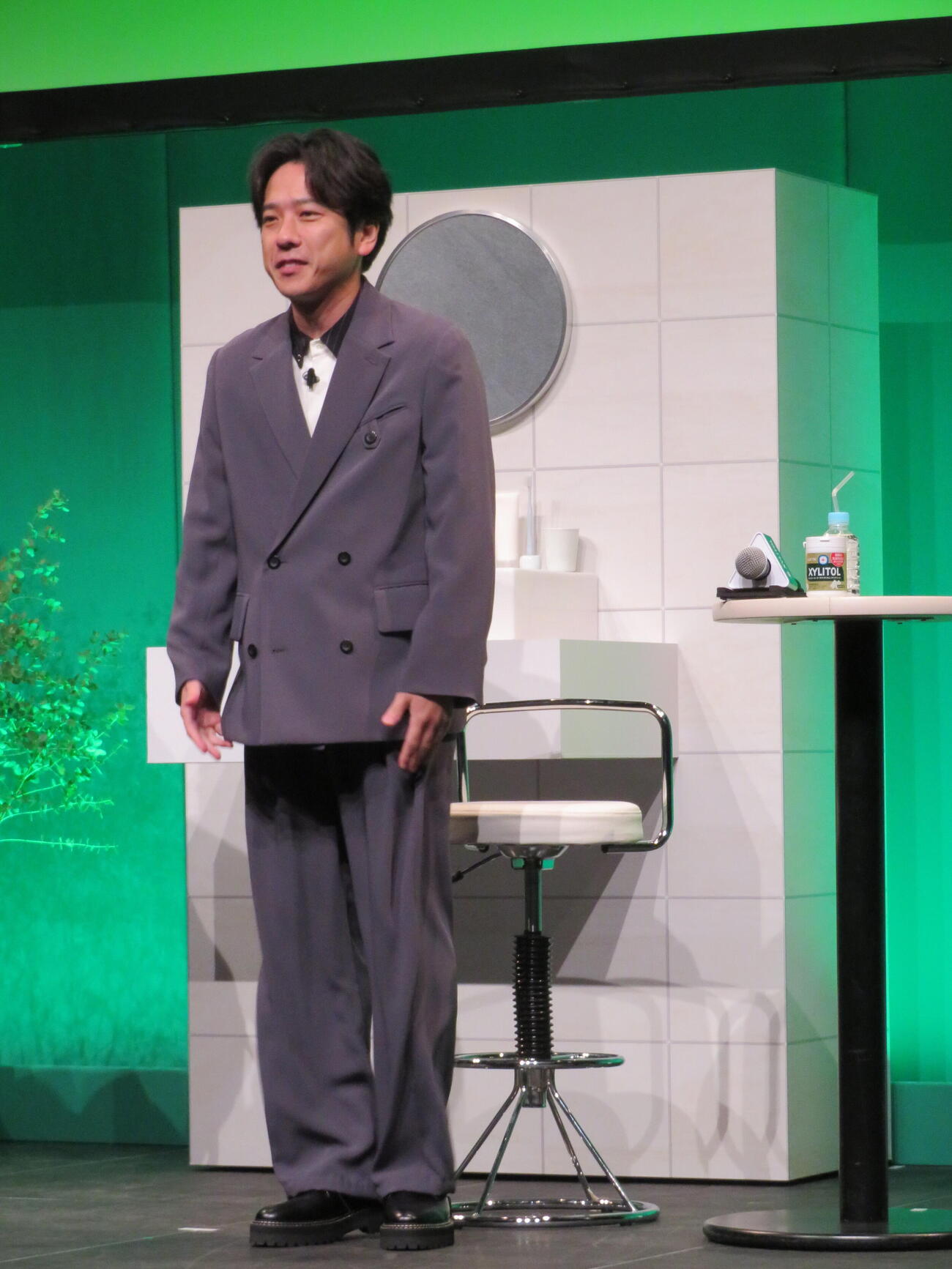 ロッテ・キシリトール30周年新戦略＆新CM発表会に出席した二宮和也（撮影・村上幸将）