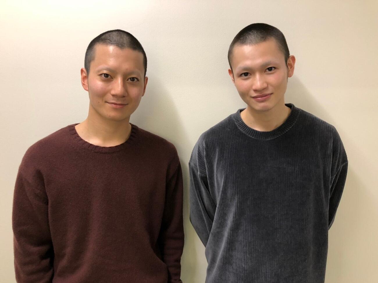 「ドラゴン桜」出演当時の西山潤（左）と西垣匠（西垣匠のXから）