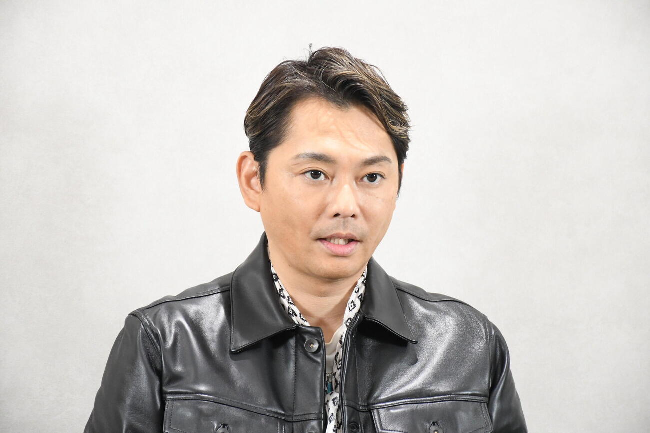 ライブツアー「Treasure」の取材会に出席した今井翼（撮影・阪口孝志）