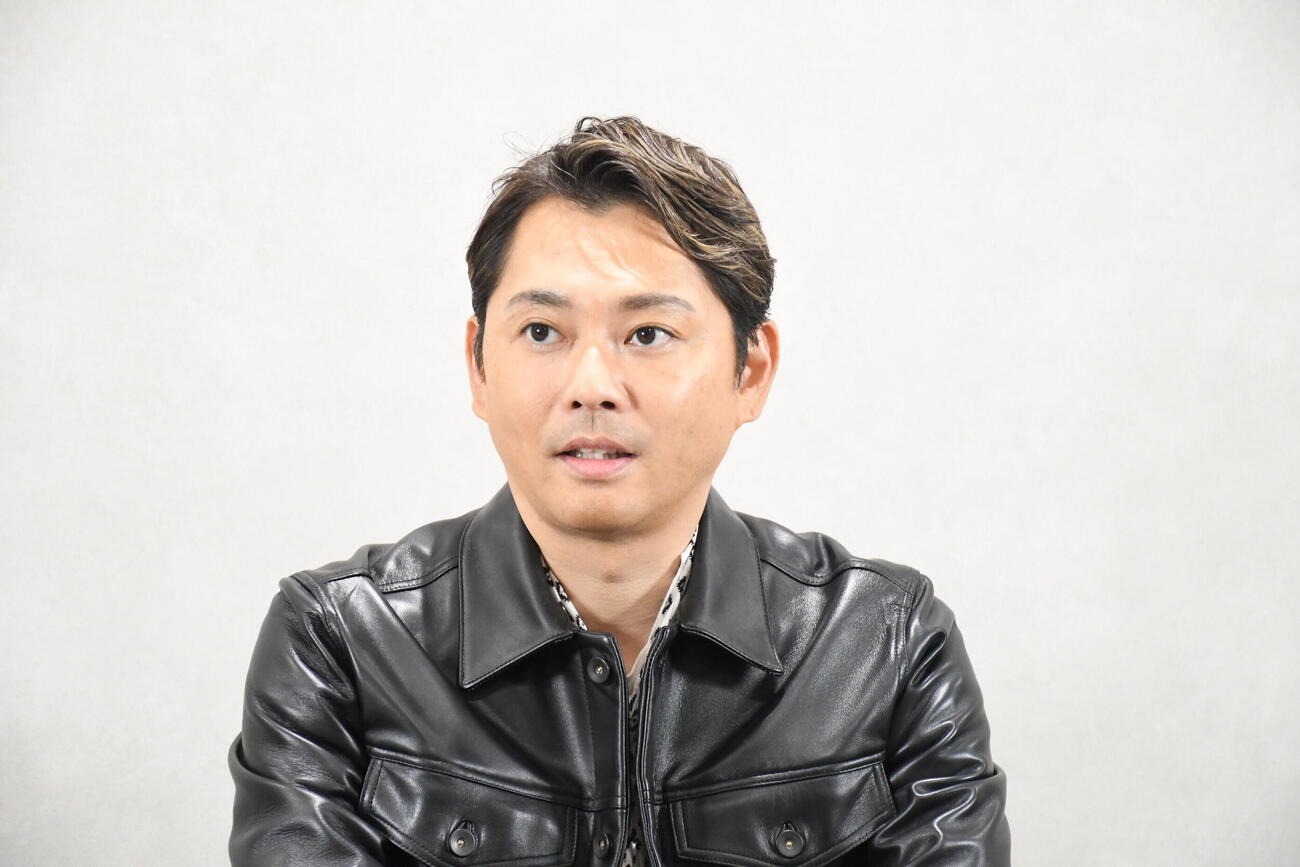 ライブツアー「Treasure」の取材会に出席した今井翼（撮影・阪口孝志）