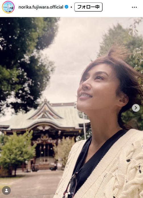 藤原紀香のインスタグラムから