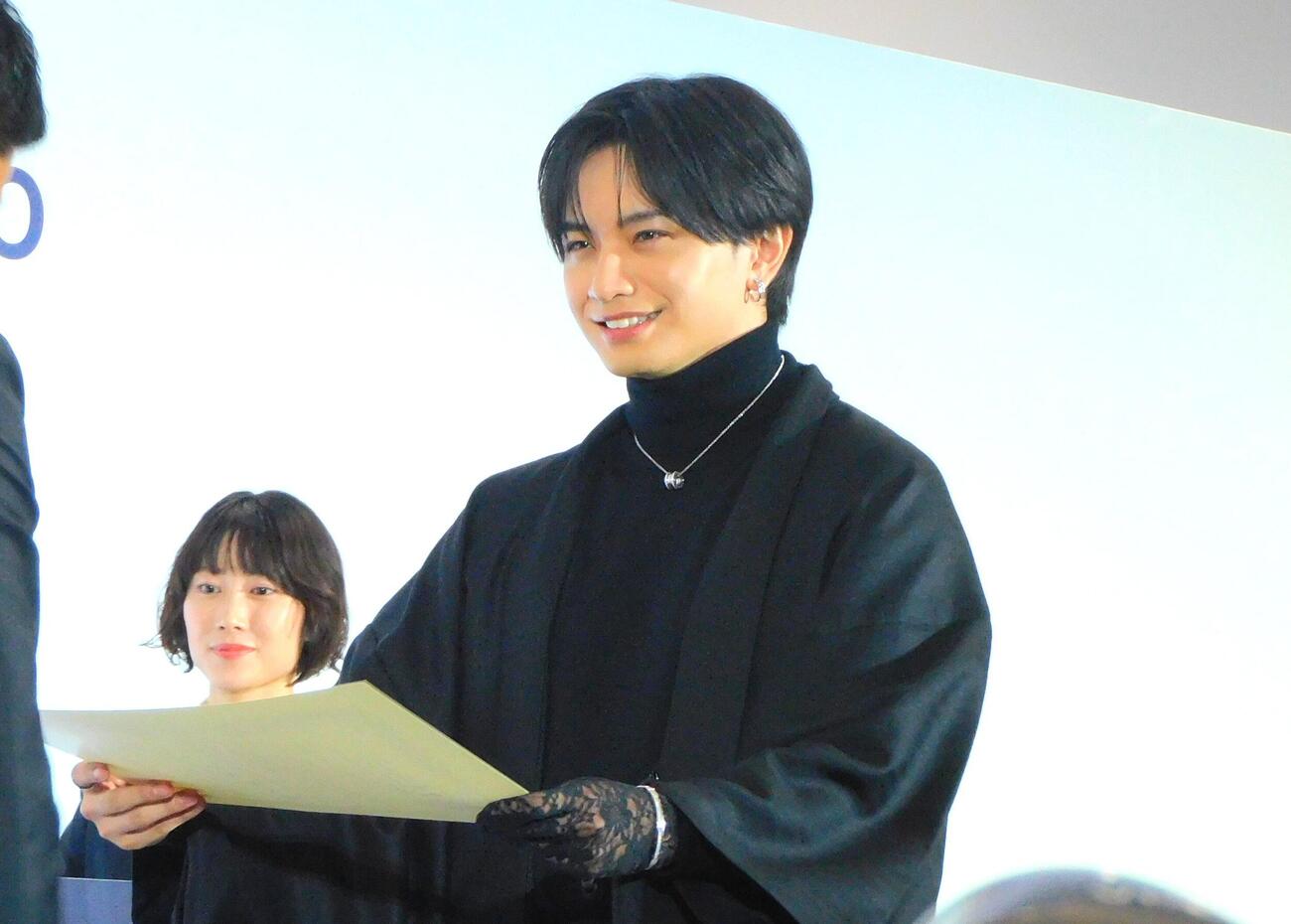 「第1回日本推し活大賞2026」で受賞した中島健人（撮影・寺本吏輝）