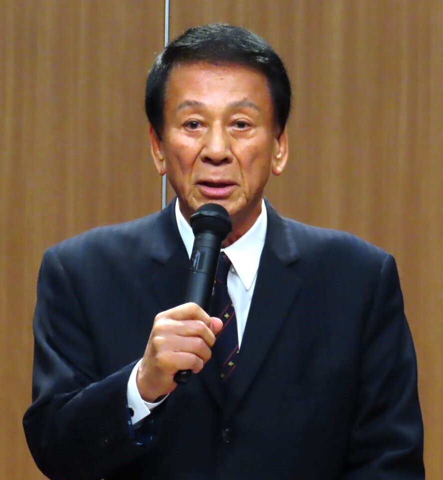 災害支援基金コンサート開催発表会見に登壇した杉良太郎